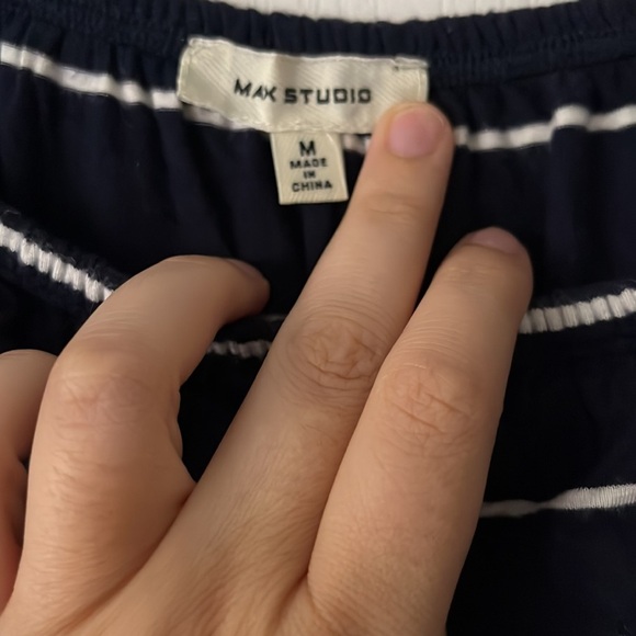 Max Studio Off-The-Shoulder Wide-Leg Romper​​ - Picture 3 of 3